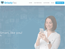 Tablet Screenshot of grizzlytec.com